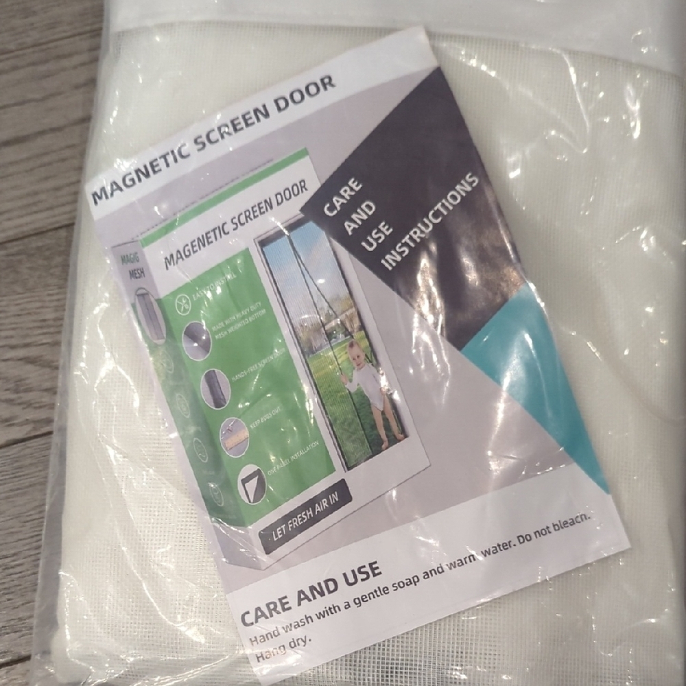 Mesh Magnetic Screen Door - New